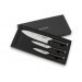 Coffret 3 couteaux Wusaki Ebony AUS8 ébène Chef + Universel + Office