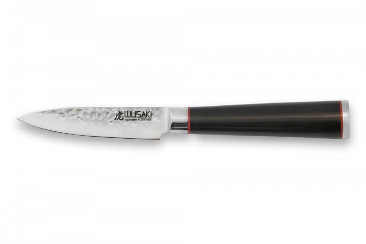 Couteau d'office Wusaki Ebony AUS8 9cm manche ébène vernis