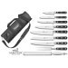 Mallette Sabatier Idéal Inox 100% forgés 7 couteaux fabrication française + 1 fourchette + 1 fusil