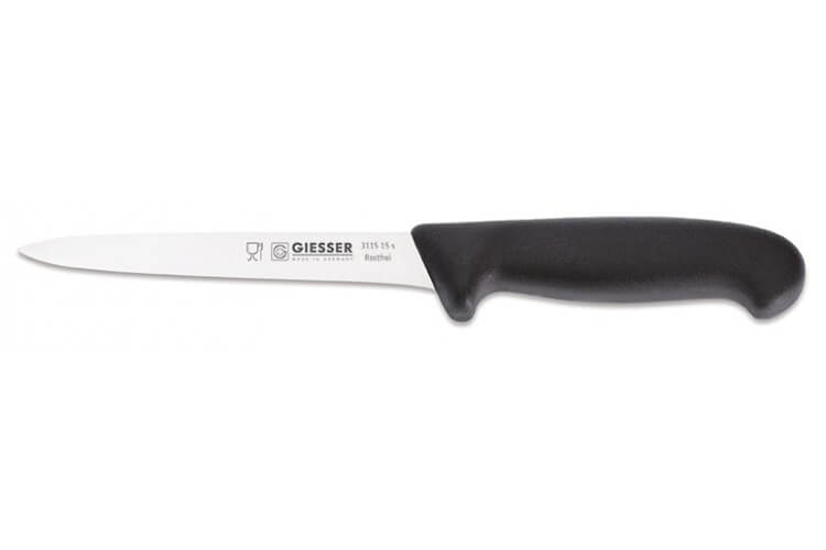 Couteau à désosser pro Giesser lame rigide 15cm 2515