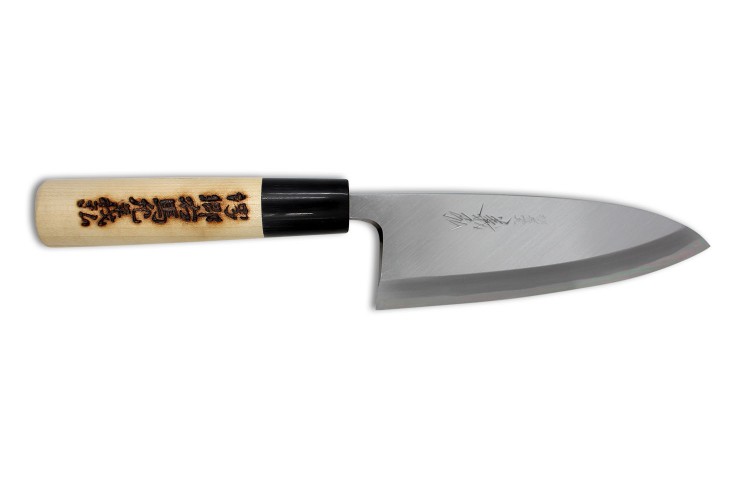 Couteau deba japonais artisanal Yoshihiro Jyosaku White 2 steel 15cm