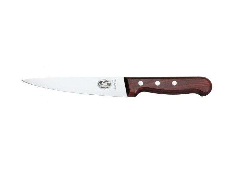 Couteau &agrave; d&eacute;sosser/saigner 16cm, manche palissandre Victorinox 5.5600.16
