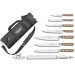 Mallette cuisinier Sabatier Perigord 7 couteaux fabrication française + 1 fusil