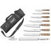 Mallette cuisinier Sabatier Provençao 7 couteaux fabrication française + 1 fusil