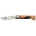 Couteau Opinel Chaperon n°8 lame 8,5cm manche 4 bois rares + coffret