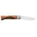 Couteau Opinel Chaperon n°8 lame 8,5cm manche 4 bois rares + coffret