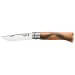 Couteau Opinel Chaperon n°8 lame 8,5cm manche 4 bois rares + coffret