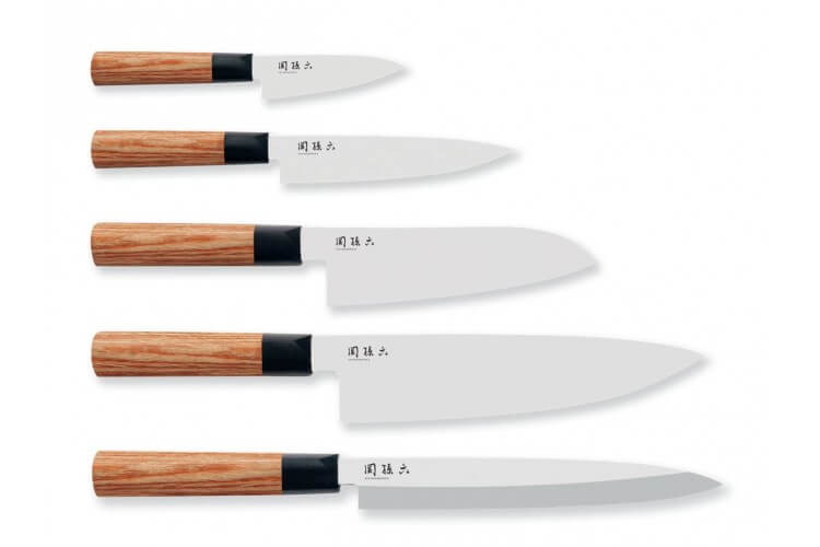 Gamme de 5 couteaux japonais KAI Seki Magoroku