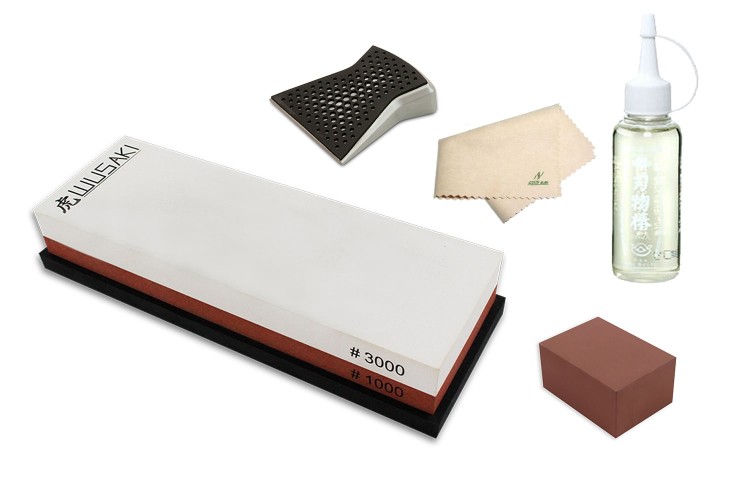 Pack sp&eacute;cial entretien pour couteaux en acier - Pierre 1000/3000
