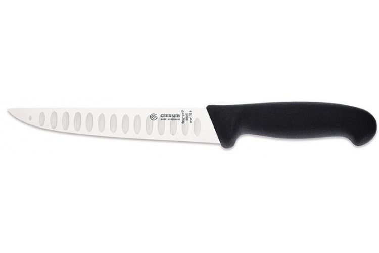 Couteau &agrave; saigner pro Giesser lame 18cm alv&eacute;ol&eacute;e 3005