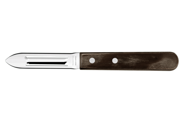 Econome Tramontina lame 4cm manche bois marron