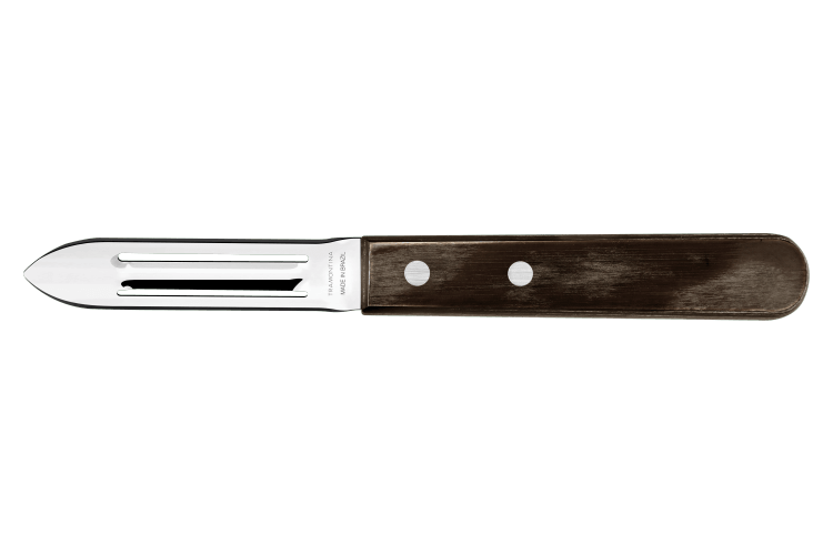 Econome Tramontina lame 4cm manche bois marron