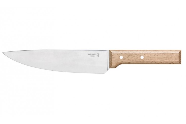 Couteau de chef Opinel Parall&egrave;le n&deg;118 lame 20cm manche h&ecirc;tre
