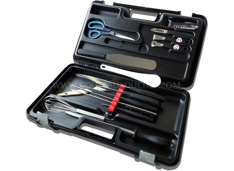 Malette de 15 couteaux et accessoires BARGOIN  pour professionnels