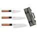 Mallette 3 couteaux de cuisine Kai Seki Magoroku Redwood