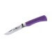 Couteau artisanal Old Bear Full Color violet manche bois d'Ayous stratifié