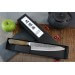 Couteau de chef japonais artisanal Wusaki Nogami BS2 18cm manche noyer 