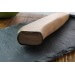 Couteau Santoku japonais artisanal Wusaki Nogami BS2 17cm manche en noyer