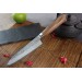 Couteau Santoku japonais artisanal Wusaki Nogami BS2 17cm manche en noyer