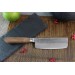 Couteau nakiri japonais artisanal Wusaki Nogami BS2 15cm manche en noyer