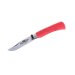 Couteau artisanal Old Bear Full Color rouge manche bois d'Ayous stratifié
