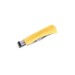 Couteau artisanal Old Bear Full Color jaune manche bois d'Ayous stratifié