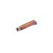 Couteau artisanal Old Bear Rainbow manche bois d'ayous stratifié arc-en-ciel