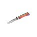 Couteau artisanal Old Bear Rainbow manche bois d'ayous stratifié arc-en-ciel
