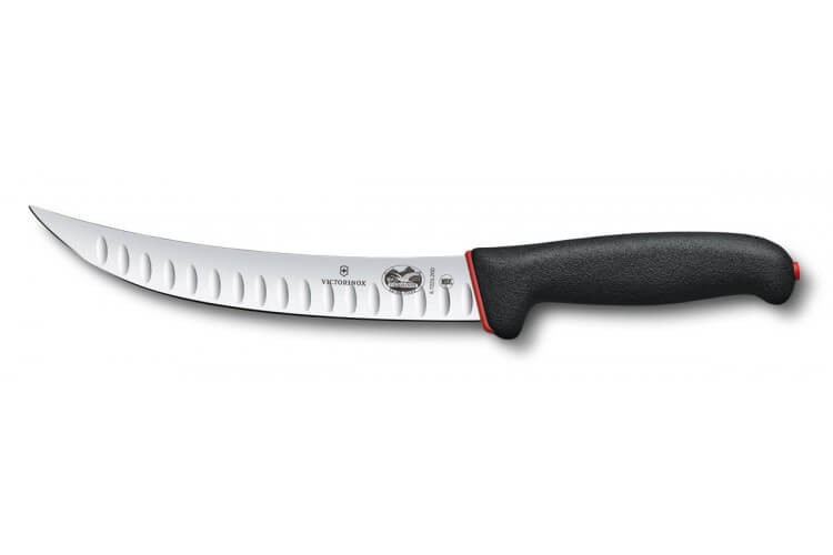 Couteau à abattre/boucher Victorinox Dual Grip lame alvéolée