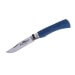 Couteau artisanal Old Bear Full Color bleu manche bois d'Ayous stratifié