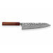 Couteau de chef japonais artisanal Yoshimi Kato 21cm SG2 Damascus