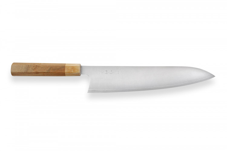 Couteau de chef japonais artisanal Makoto Kurosaki Sakura acier SG2 24cm