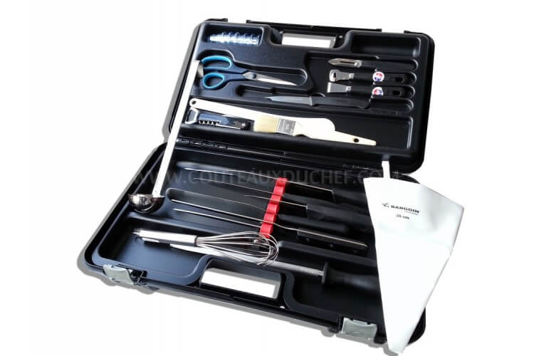 Malette de 24 couteaux professionnels BARGOIN pour Cuisiniers et Traiteurs