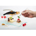Pince de cuisine coudée Gefu Preciso acier inox 15.5cm