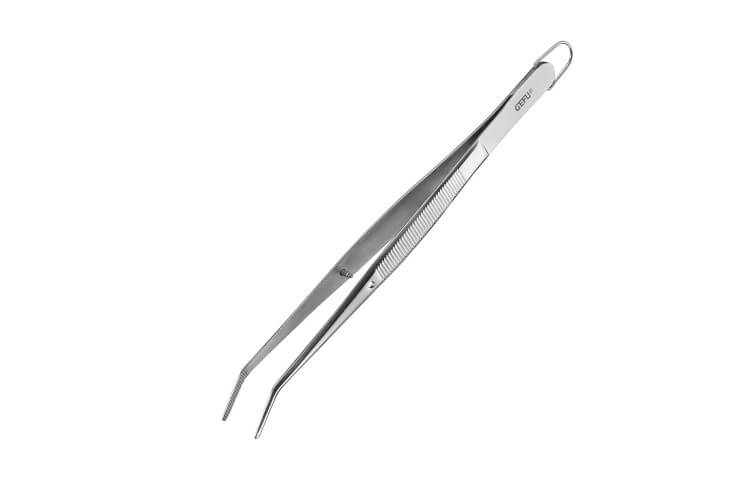 Pince de cuisine coudée Gefu Preciso acier inox 15.5cm