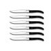 Coffret 6 couteaux à steak Amefa Royal manche noir