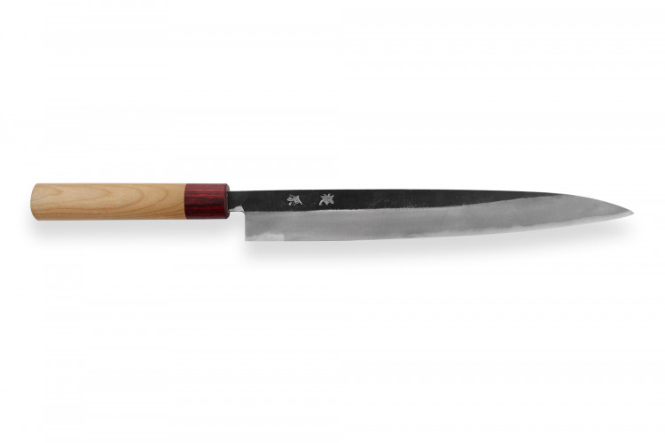 Couteau yanagiba japonais artisanal Kajiwara 27cm