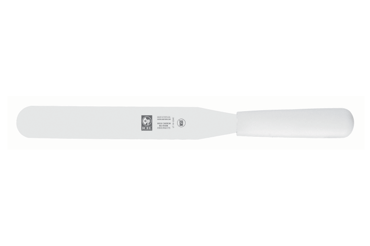 Spatule droite professionnelle Icel manche PP blanc