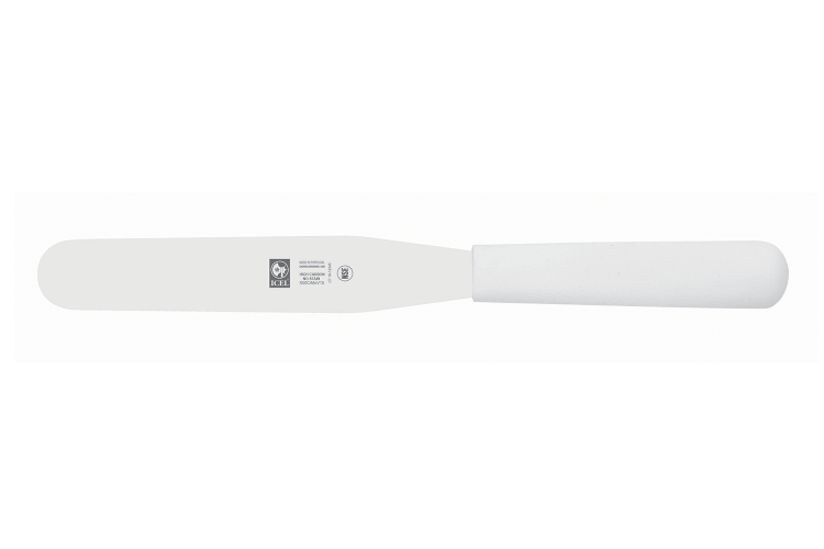 Spatule droite professionnelle Icel manche PP blanc