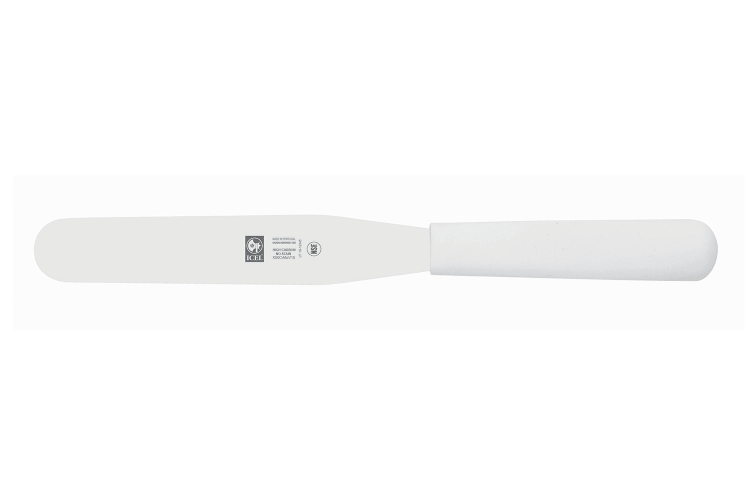 Spatule droite professionnelle Icel manche PP blanc