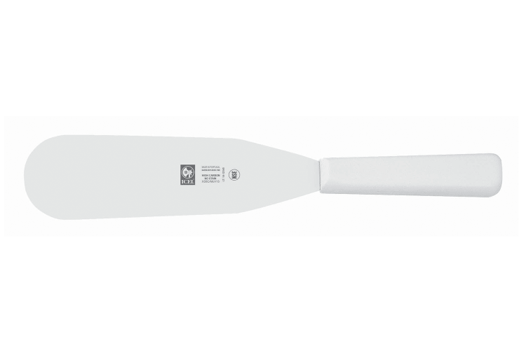 Spatule professionnelle Icel lame 18cm manche blanc