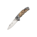 Couteau pliant Herbertz 588511 décor cerfs lame acier manche inox 11cm