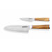 Coffret 2 couteaux Wusaki Fujiko VG10 olivier Santoku + Office