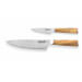 Coffret 2 couteaux Wusaki Fujiko VG10 olivier Chef + Office