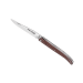 Couteau pliant Laguiole LE FIDELE acier Sandvik manche bois de violette 12cm