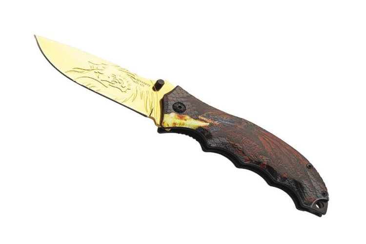 Couteau pliant Herbertz 585112 lame acier 420 manche ABS 12cm 