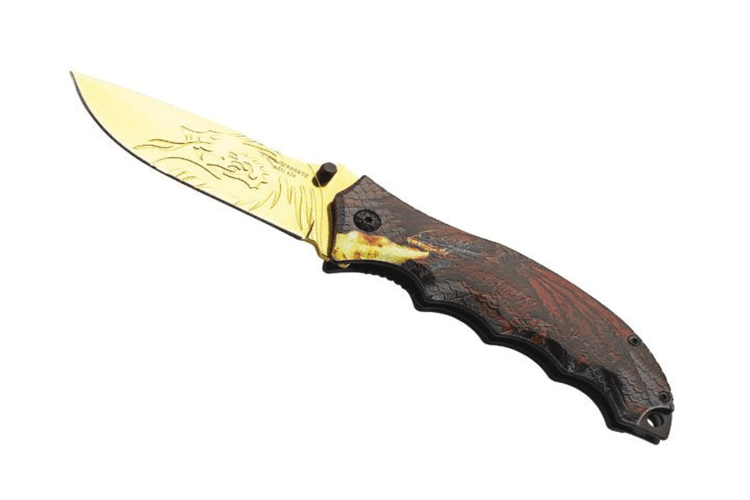 Couteau pliant Herbertz 585112 lame acier 420 manche ABS 12cm 