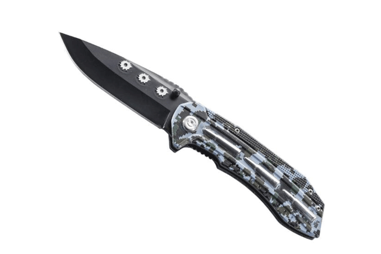 Couteau pliant Herbertz 583412 lame acier manche aluminium décor camouflage