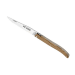 Couteau pliant Laguiole LE FIDELE acier Sandvik manche bois de chêne 12cm