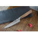 Couteau universel japonais artisanal Wusaki Nogami BS2 12.5cm manche en noyer